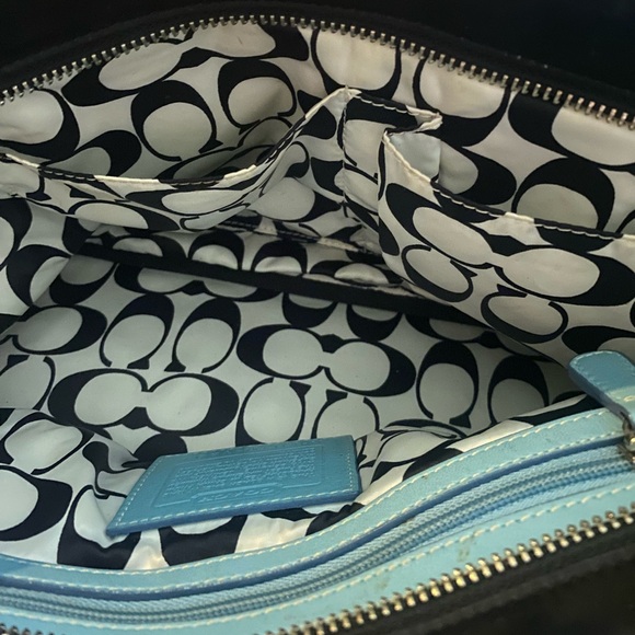 Vintage Coach Mini Hampton Sateen Tote - Picture 9 of 9